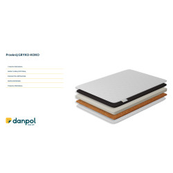 DANPOL Materac gryko-kokos 120x60x9 T18