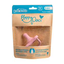 Dr.Browns PS11007 Smoczek uspokajający 0-6 m różowy