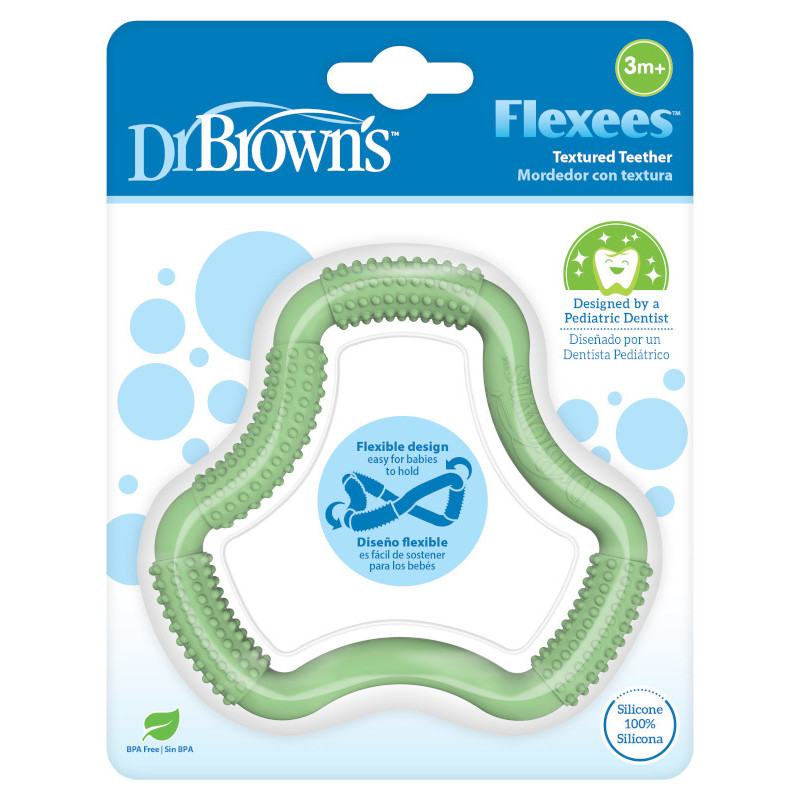 Dr.Browns TE109 Gryzak FLEXEES zielony