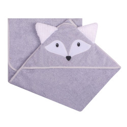 DUET BABY 324 Okrycie kąpielowe ANIMALS frotte 80x80
