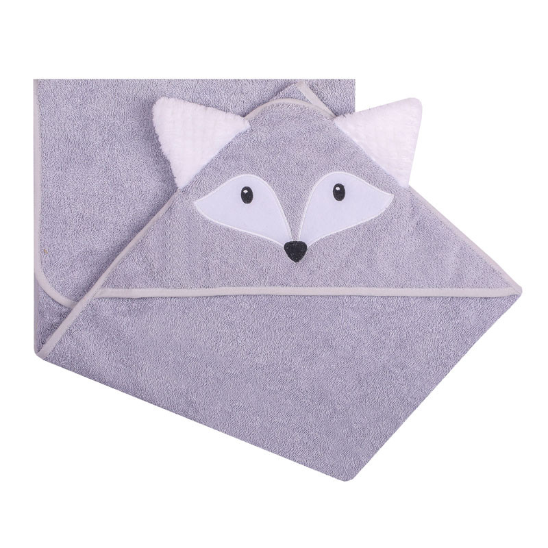 DUET BABY 324 Okrycie kąpielowe ANIMALS frotte 80x80
