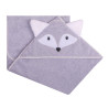 DUET BABY 324 Okrycie kąpielowe ANIMALS frotte 80x80