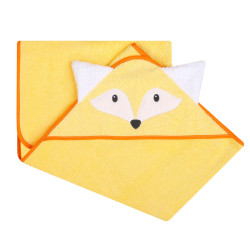 DUET BABY 325 Okrycie kąpielowe ANIMALS frotte 100x100