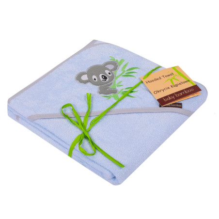 DUET BABY 727 Okrycie kąpielowe haft 100x100 BABY BAMBOO