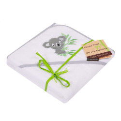 DUET BABY 727 Okrycie kąpielowe haft 100x100 BABY BAMBOO