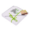 DUET BABY 727 Okrycie kąpielowe haft 100x100 BABY BAMBOO