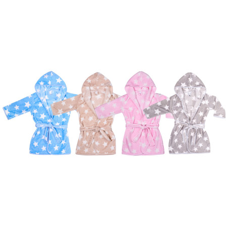 DUET BABY 808 Szlafrok CORAL DRUK 3D 104-116