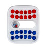 DUMEL DD 30881 Matematyczny POP IT czerwono-niebieski