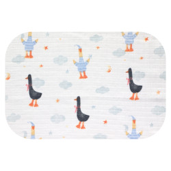 EGA Pielucha tetra druk 70x80 GĄSKA W PIŻAMIE 4244 cena za 1szt / pakowane po 5szt