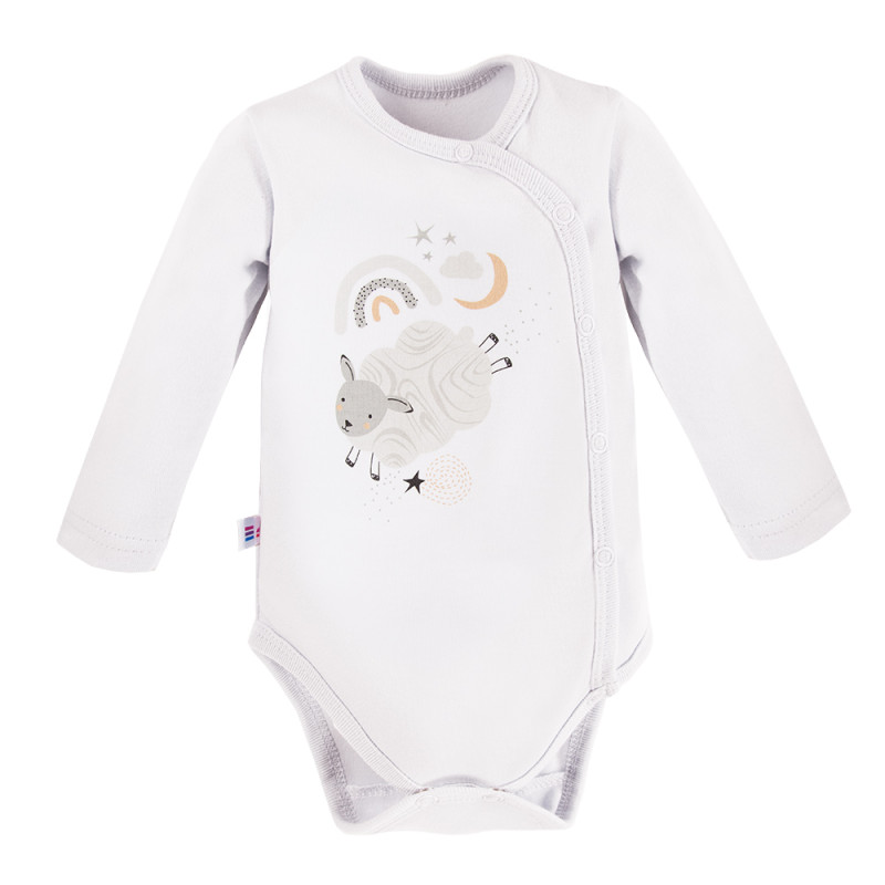 EWA 728241 MELLOW Body dł. rozpinane biały 56