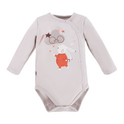 EWA 728357 MELLOW Body dł. rozpinane szare 50
