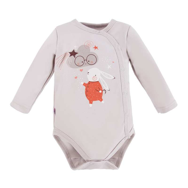 EWA 728371 MELLOW Body dł. rozpinane szare 62