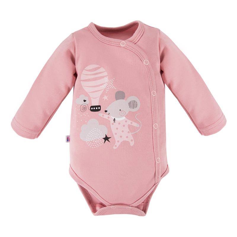 EWA 728906 MELLOW Body dł. rozpinane róż 56