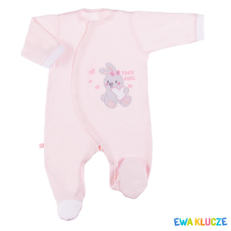 EWA 852601 NEWBORN Pajac róż 62