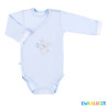 EWA 852663 NEWBORN Body REGL DŁ niebieski 62