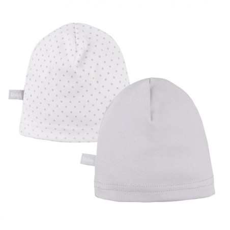 EWA 906793 Czapka Smerfetka 2-pak szara 68
