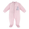 EWA 930026 NEWBORN Pajac welur róż 62