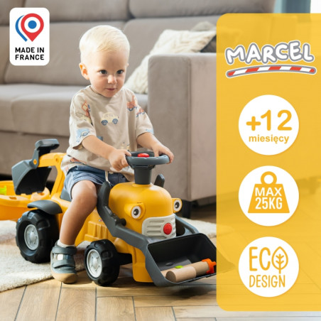 FALK 910N Jeździk Marcel Construction z łyżką i przyczepą