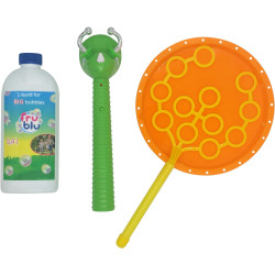 FRU BLU DKF0913 Zestaw łapacz baniek Dino + płyn 0,4l