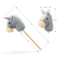 HOBBY 6089 Koń na kiju grey