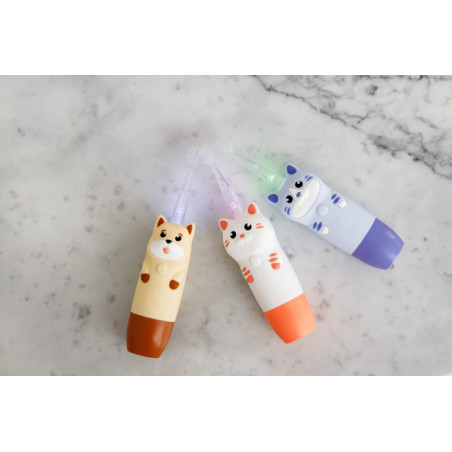 INNOGIO GIO-453VIOLET Soniczna szczoteczka dla dzieci GIOcat fioletowa