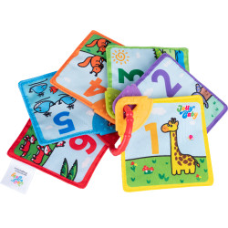 JOLLYBABY JB 80590 Książeczka - gryzaki zwierzęta