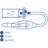 KATAREK Adapter do odkurzaczy pionowych 150W