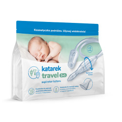 KATAREK TRAVEL 2w1 Aspirator kataru - zestaw na katar do odkurzacza i aspiracji ustnej
