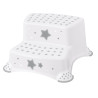 KEEEPER 10031 IGOR STARS Podest dwustopniowy antypoślizgowy kosmiczny biały