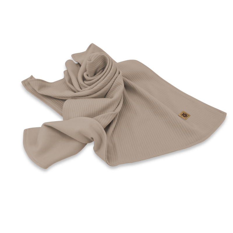 KIECZMERSKI Kocyk 75x100 cm MIMINU SOFT interlock bawełna 100% mokka