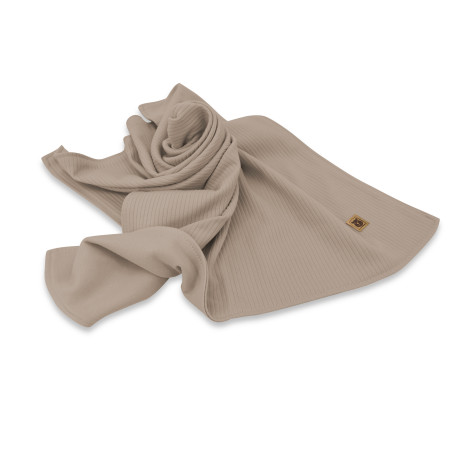 KIECZMERSKI Kocyk 75x100 cm MIMINU SOFT interlock bawełna 100% mokka