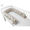 KIECZMERSKI Ochraniacz - warkocz bawełna 100% dł.240 cm beż