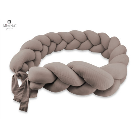 KIECZMERSKI Ochraniacz - warkocz MIMINU SOFT 220-240cm mokka