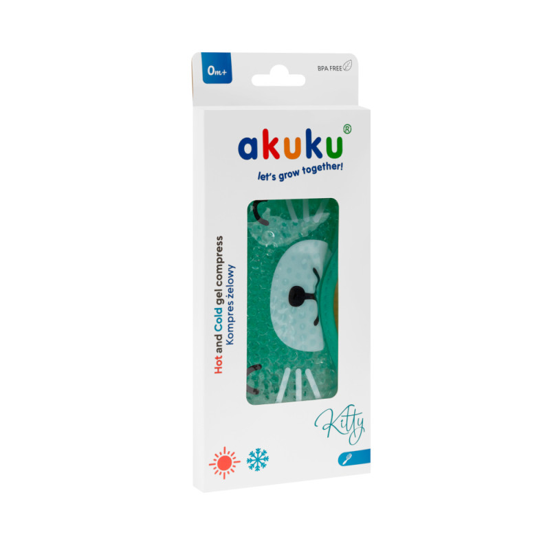 AKUKU A0250 Kompres żelowy kotek  na gorączkę i ból