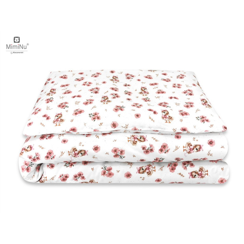 KIECZMERSKI Pościel C-2 100x135 cm MIMINU DESIGN Kaczuszki róż bawełna 100%