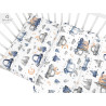 KIECZMERSKI Pościel C-2 100x135 cm MIMINU DESIGN Samochodziki niebieskie bawełna 100%