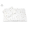 KIECZMERSKI Pościel C-2 100x135 cm MUŚLIN Listki bawełna 100%