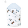 KIECZMERSKI Rożek standard 75x75 cm MIMINU DESIGN Misie błękit bawełna 100%