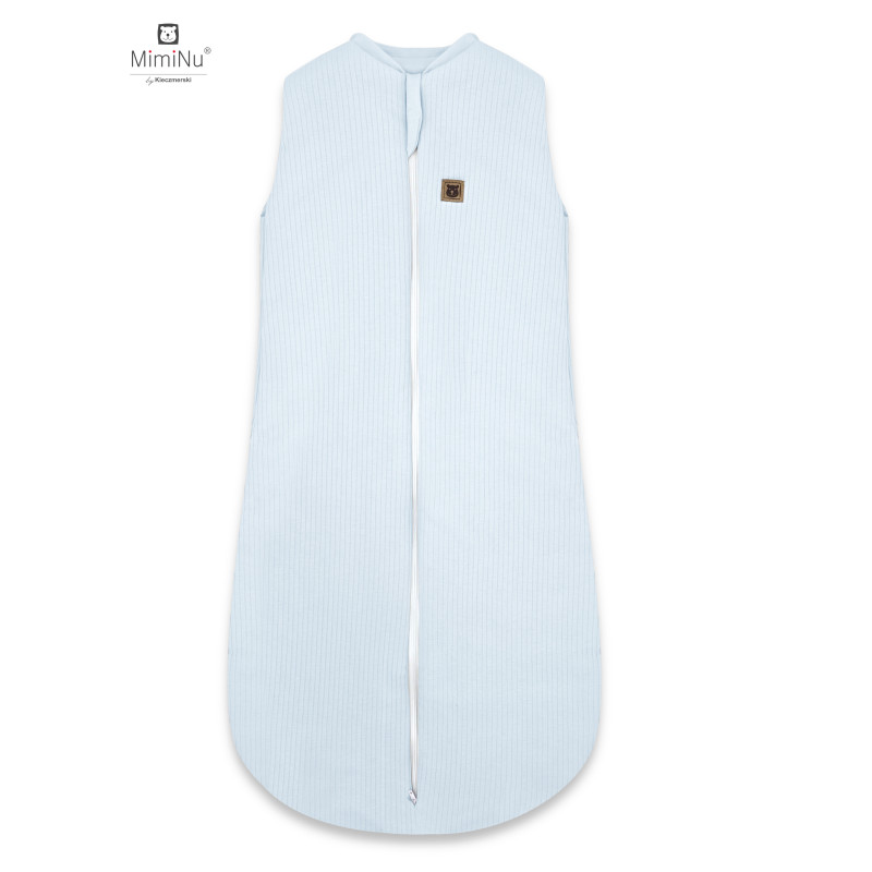 KIECZMERSKI Śpiworek do spania całoroczny MIMINU SOFT TEDDY 2,5 TOG niebieski 62/76cm 3-12m