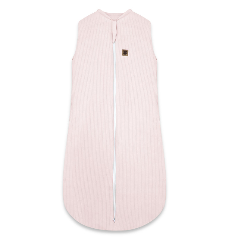 KIECZMERSKI Śpiworek do spania całoroczny MIMINU SOFT TEDDY 2,5 TOG pudrowy róż 62/76cm 3-12m