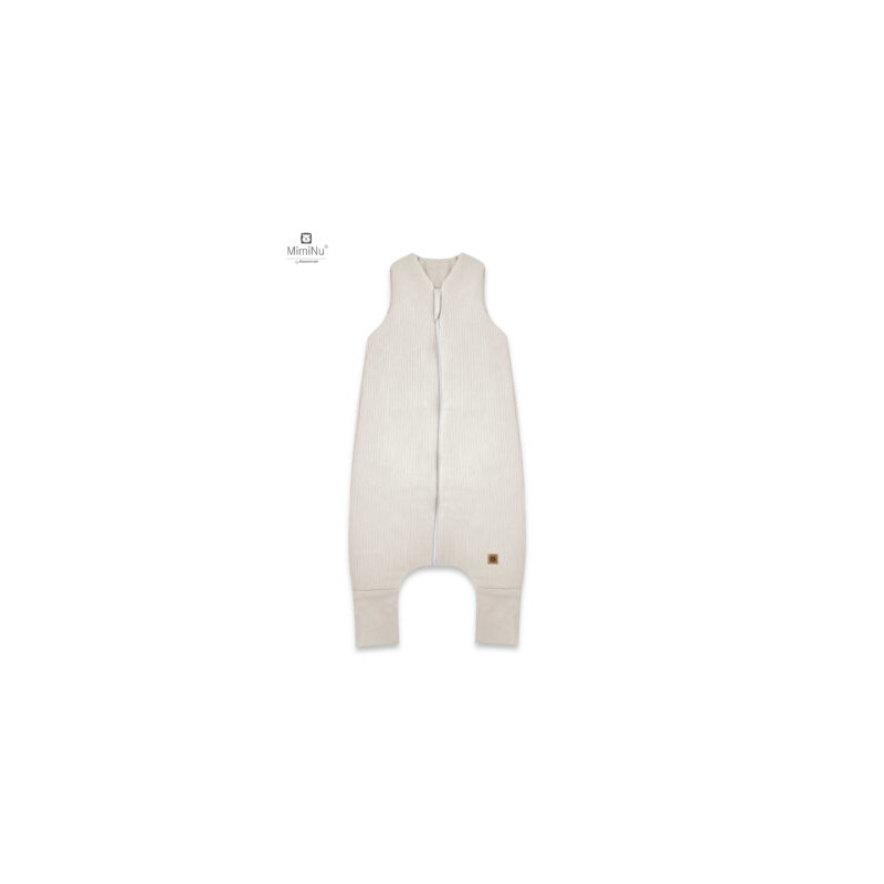 KIECZMERSKI Śpiworek do spania ocieplany z nogawkami MIMINU SOFT FLO S beż 80/98cm 1-2,5 roku