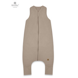 KIECZMERSKI Śpiworek do spania ocieplany z nogawkami MIMINU SOFT FLO S mokka 80/98cm 1-2,5 roku