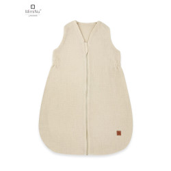 KIECZMERSKI Śpiworek letni AVI MUŚLIN bawełna 100% 74 cm, 0,5-1TOG ciepły beż