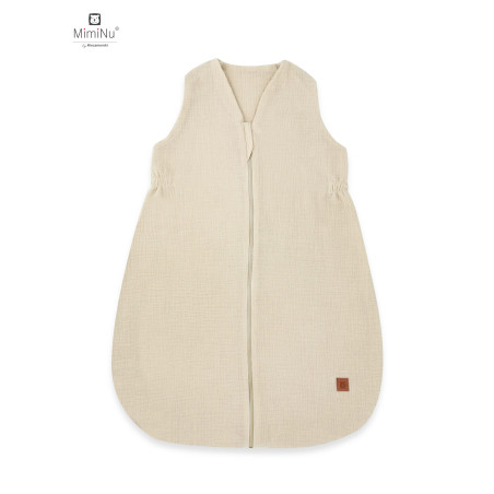 KIECZMERSKI Śpiworek letni AVI MUŚLIN bawełna 100% 74 cm, 0,5-1TOG ciepły beż