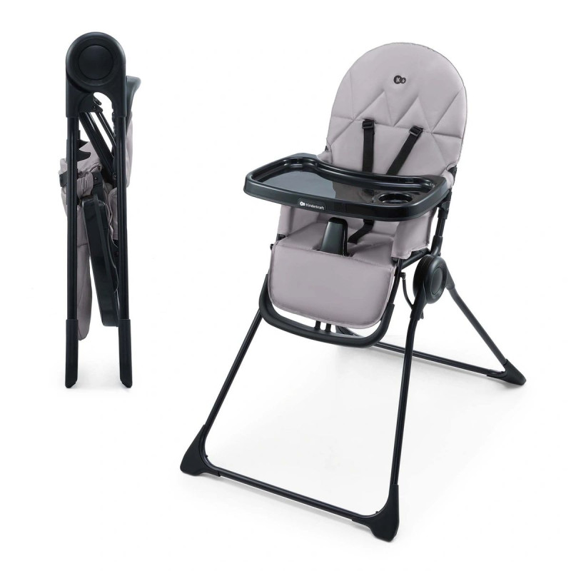 KINDERKRAFT Krzesełko do karmienia BINCI grey