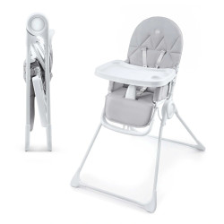 KINDERKRAFT Krzesełko do karmienia BINCI light grey