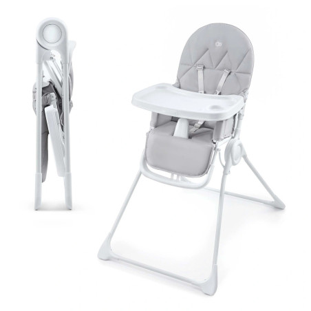 KINDERKRAFT Krzesełko do karmienia BINCI light grey