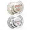 LOVI 22/868 Smoczek silikonowy dynamiczny 6-18 m 2szt I Love