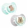 LOVI 22/932boy Smoczek silikonowy dynamiczny 0-6m 2 szt CapiChill Boy