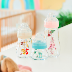 MAM 851254 Butelka szklana Feel Good Forest 260ml girl